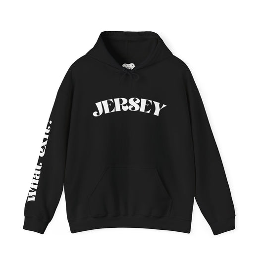 Jersey Shore Oversized Hooded Sweatshirt | Coastal Beach Style Fashion for Women