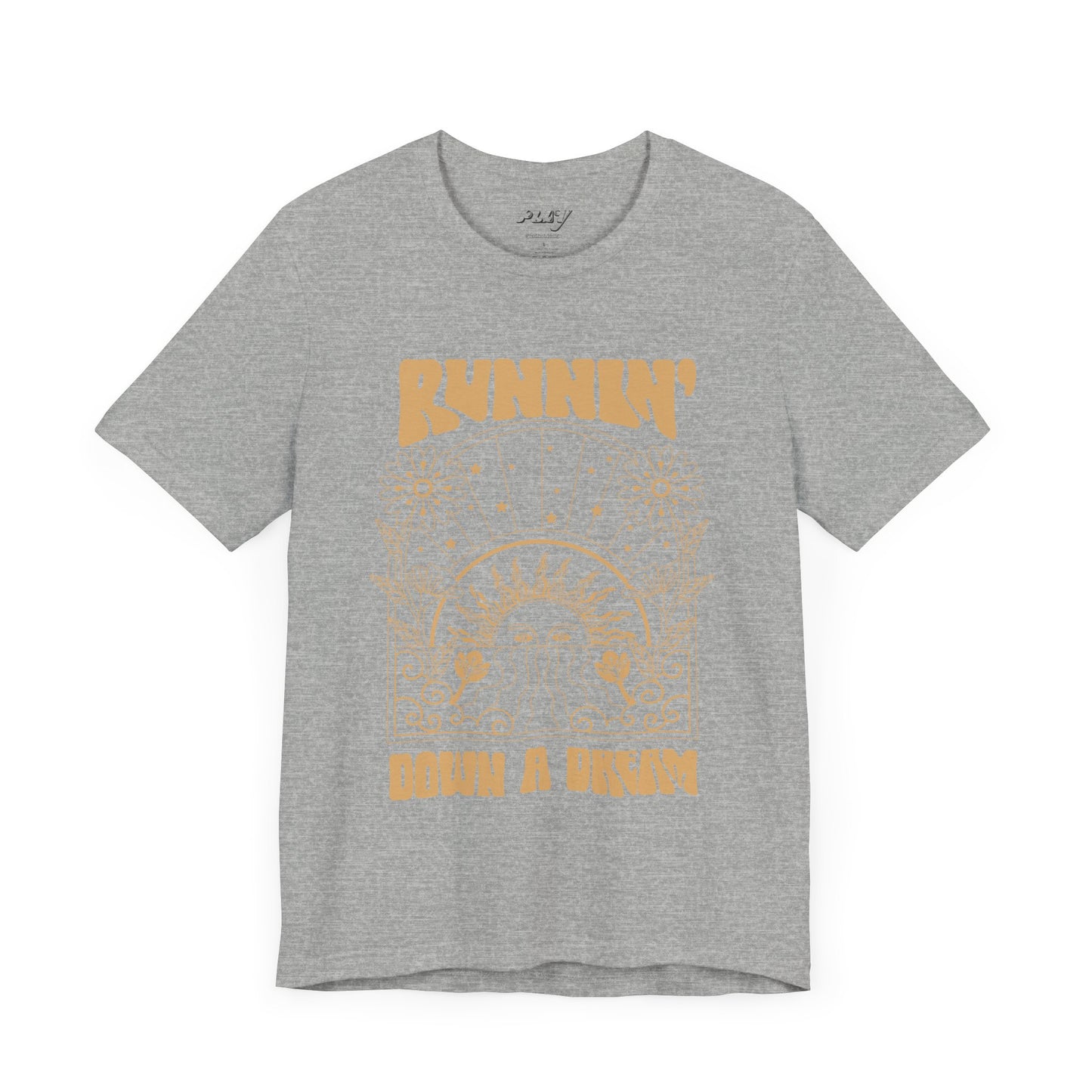 Runnin' Down a Dream Unisex Jersey Tee - Vintage Style Graphic Tee for Dreamers