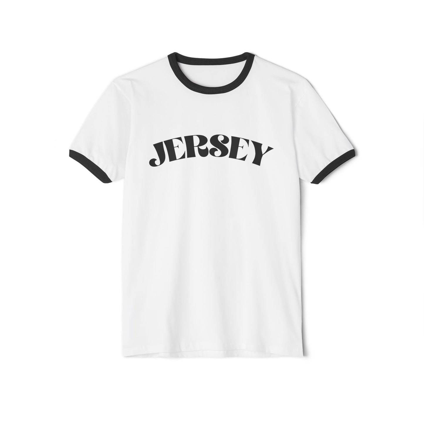 Jersey Girl Oversized Ringer Tee | Graphic T-Shirt | Coastal Jersey Shore Style