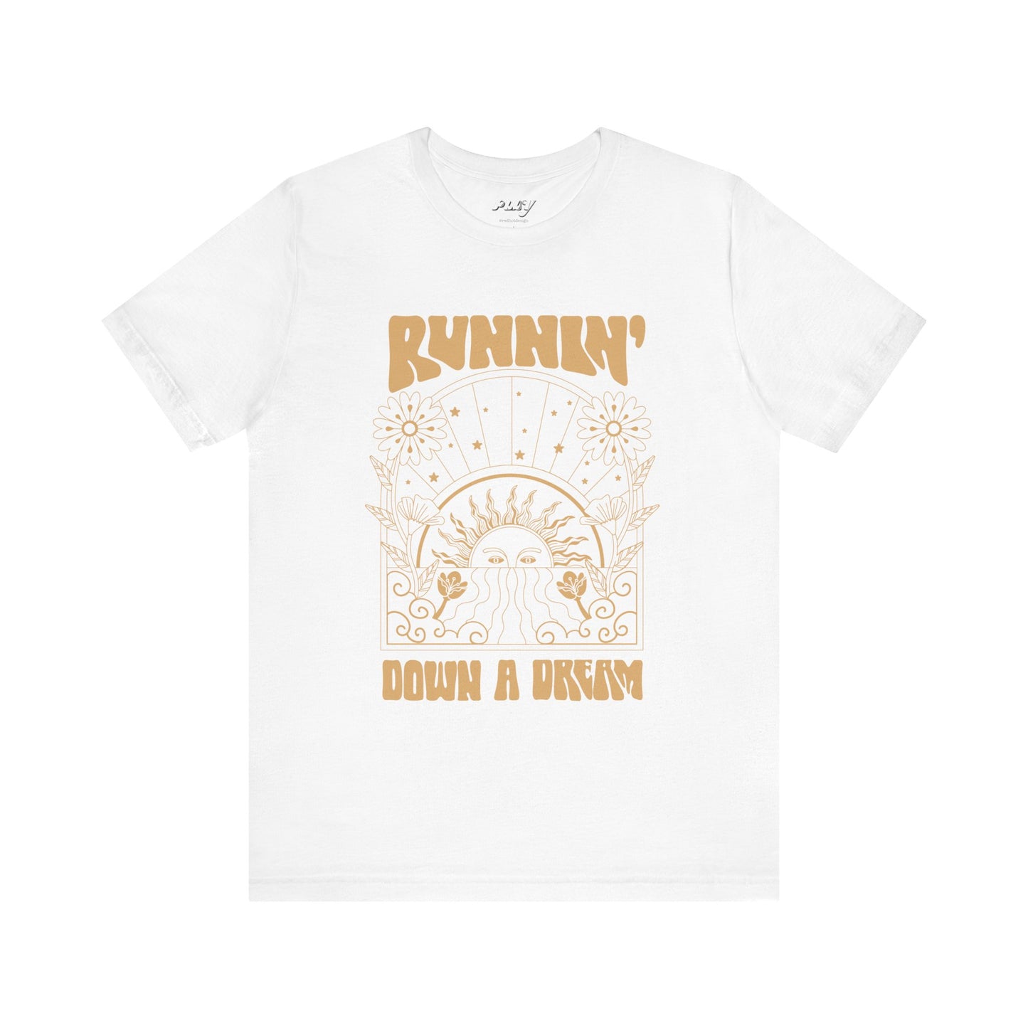Runnin' Down a Dream Unisex Jersey Tee - Vintage Style Graphic Tee for Dreamers