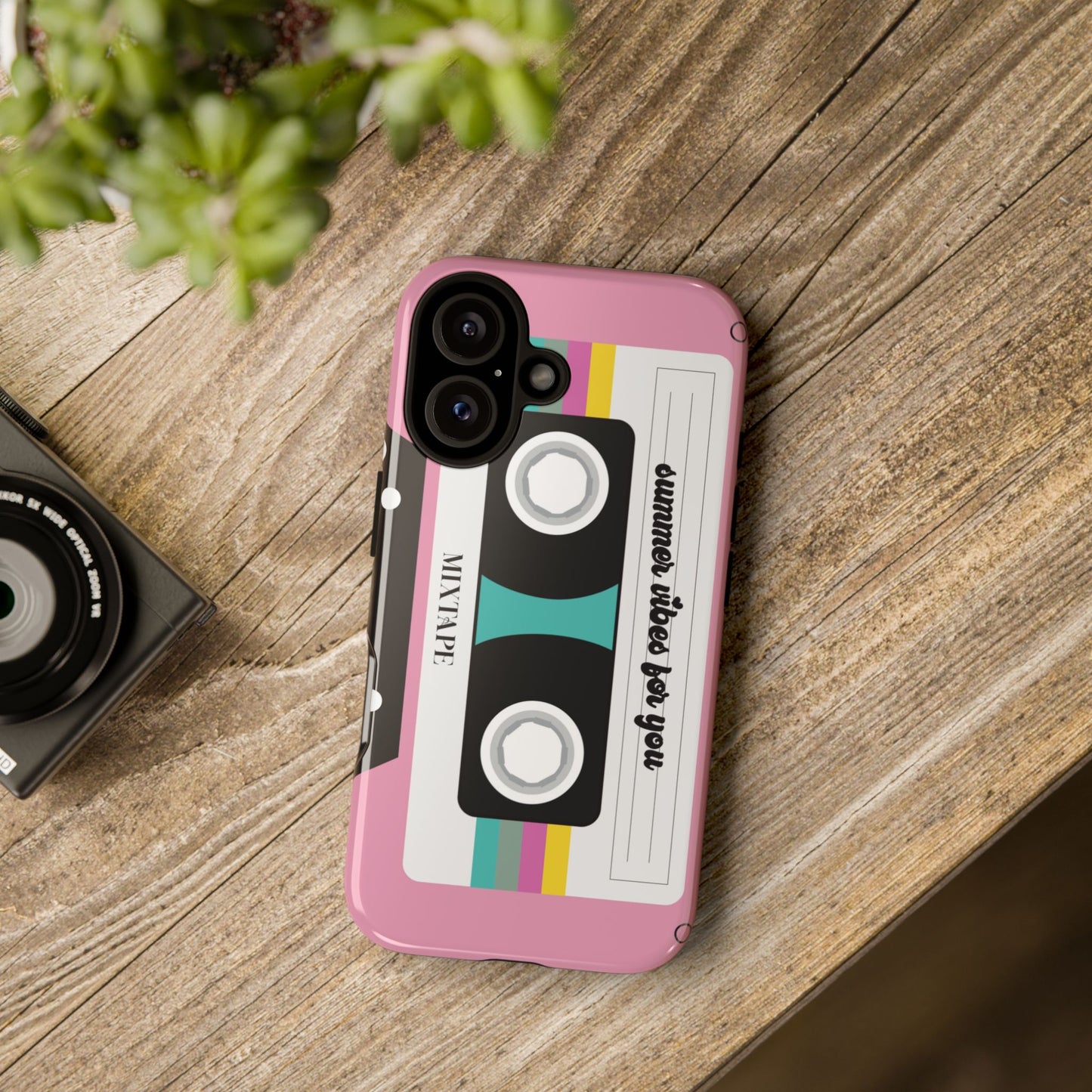 Retro Cassette Tape Phone Case - Summer Vibes