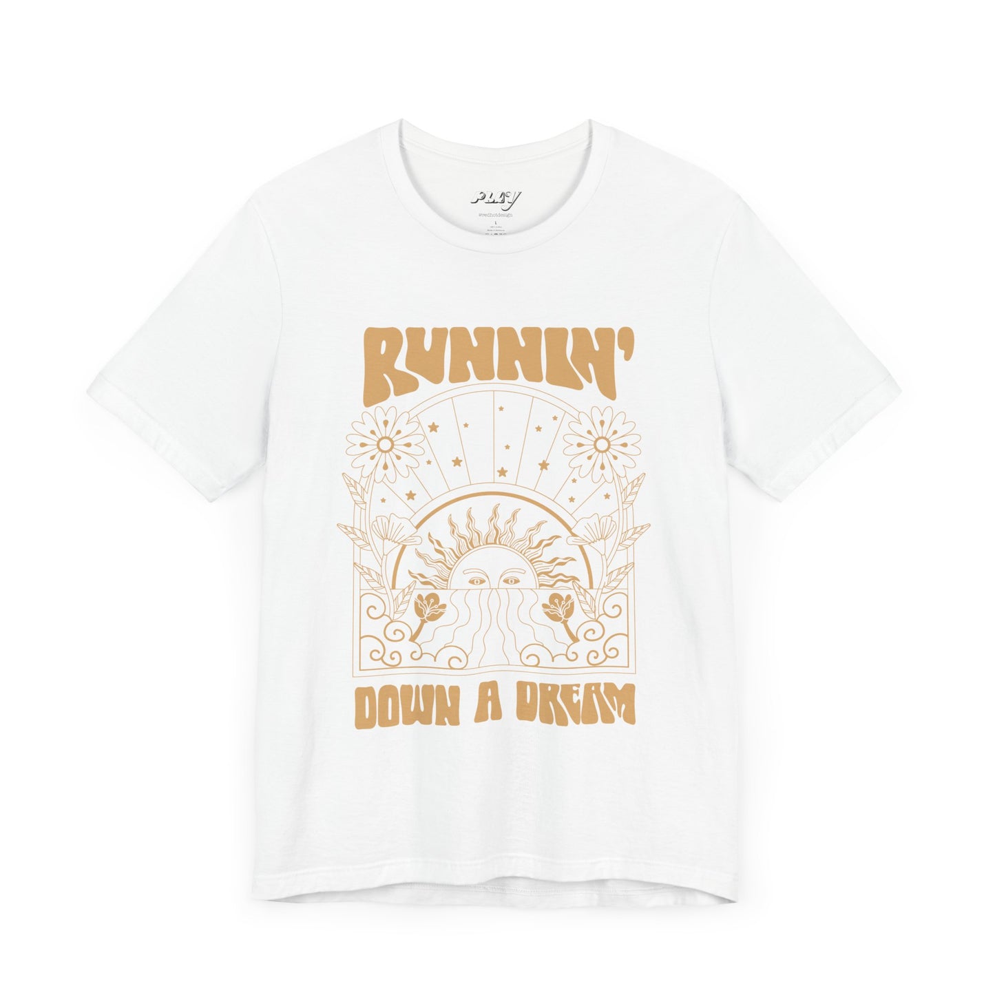 Runnin' Down a Dream Unisex Jersey Tee - Vintage Style Graphic Tee for Dreamers
