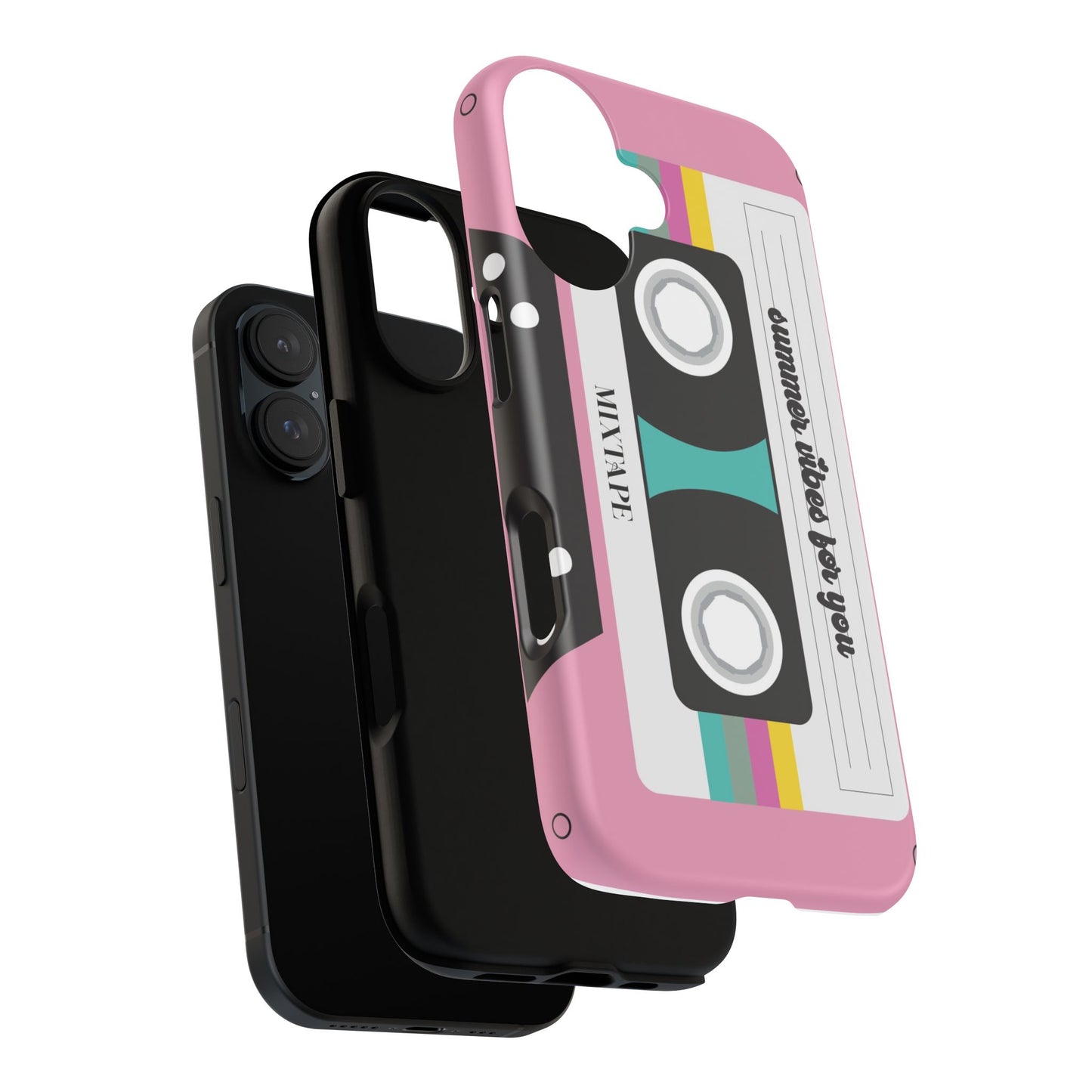 Retro Cassette Tape Phone Case - Summer Vibes