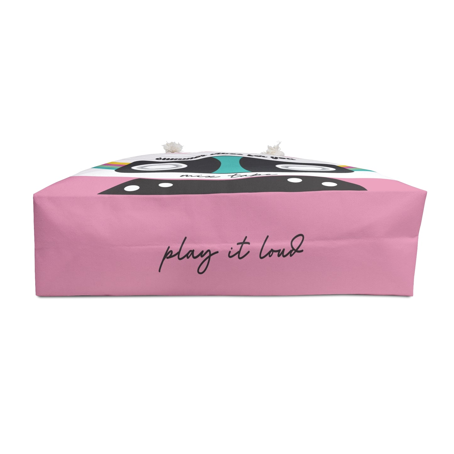 Retro Cassette Mix Tape Weekender Bag - Perfect for Summer Vibes
