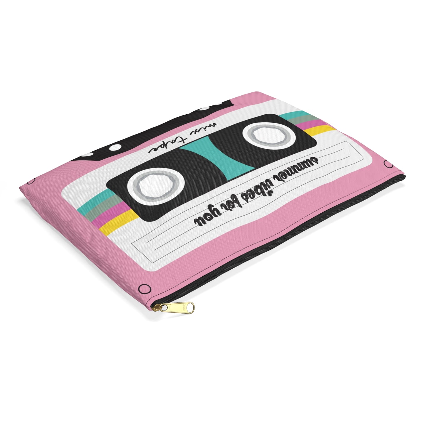 Retro Tape Accessory Pouch Large- Summer Vibes for You
