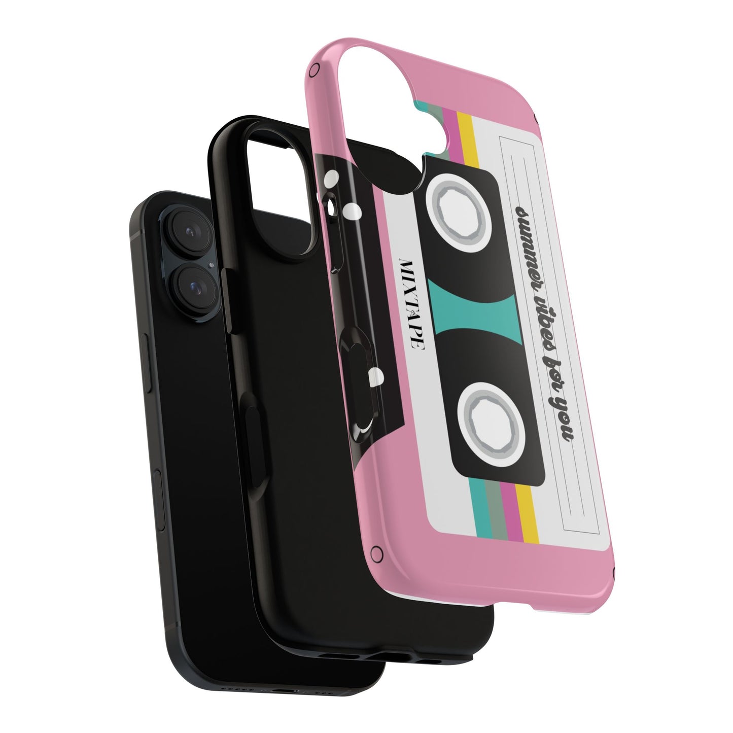 Retro Cassette Tape Phone Case - Summer Vibes