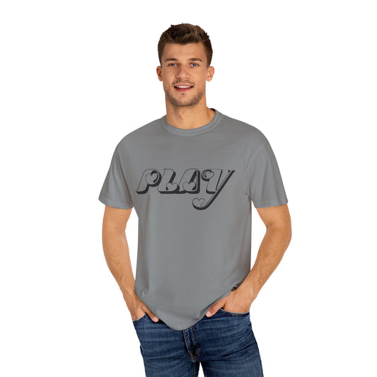 Play Graphic Unisex Garment-Dyed T-Shirt